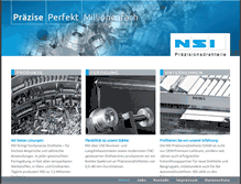 Tablet Screenshot of nsi-precision.de